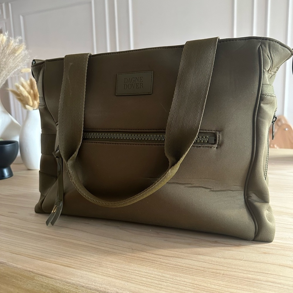 Dangne Dover Wade Diaper Tote - Large - Dark Moss